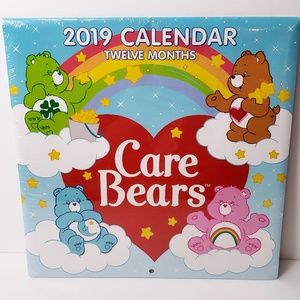 Sealed CARE BEARS Retro 80's 2019 Calendar!